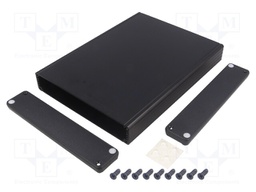 Enclosure: with panel; 1455; X: 165mm; Y: 220mm; Z: 30mm; aluminium