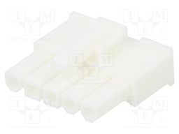 Plug; wire-wire/PCB; female; Mini-Fit Jr; 4.2mm; PIN: 5; for cable