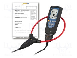 Meter: ammeter; digital,pincers type; LCD 2,5"; Øcable: 170mm