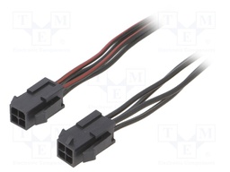Cable; Micro-Fit 3.0; MX-43020-0400,male-male; PIN: 4; 0.8m; 4A