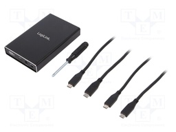 Hard discs housing: M.2; supports 2x M.2 SATA SSD; USB 3.1