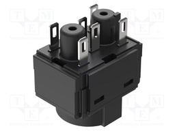 Contact block; 61; -25÷55°C; Leads: connectors; Contacts: NC x2