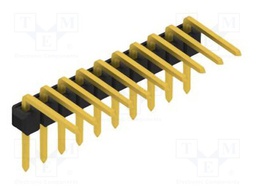 Connector: pin strips; pin header; male; PIN: 10; 2.54mm; THT; 1x10