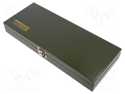 Key set; socket bits,spline (12-angles); Pcs: 18; Mounting: 1/2"