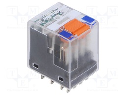 Relay: electromagnetic; 4PDT; Ucoil: 24VDC; Icontacts max: 6A; RCM