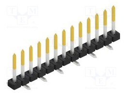Connector: pin strips; pin header; male; PIN: 13; 2mm; SMT; 1x13