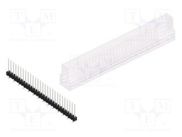 Connector: pin strips; pin header; male; PIN: 28; 2.54mm; SMT; 1x28
