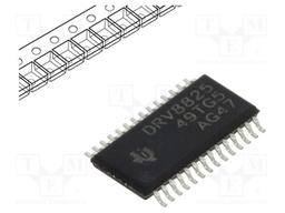 Motor Driver/Controller, Stepper, 1 Output, 8.2 V to 45 V Supply, 24 V/2.5 A Out, HTSSOP-28