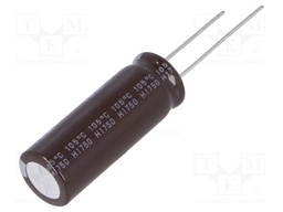 Capacitor: electrolytic; low impedance; THT; 1200uF; 35VDC; ±20%