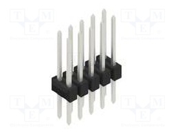 Connector: pin strips; pin header; male; PIN: 10; 2.54mm; THT; 2x5