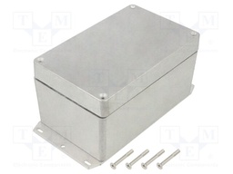 Enclosure: multipurpose; X: 100mm; Y: 160mm; Z: 81mm; 1550Z; natural
