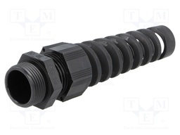 Cable gland; with strain relief; PG16; IP68; Mat: polyamide; black