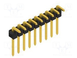 Connector: pin strips; pin header; male; PIN: 9; 2.54mm; THT; 1x9
