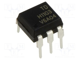 Optocoupler; THT; Ch: 1; OUT: Darlington; 5kV; DIP6; Colour: black