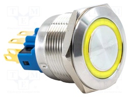 Switch: vandal resistant; SPST-NO + SPST-NC; 2A/48VDC; IP65; 6V