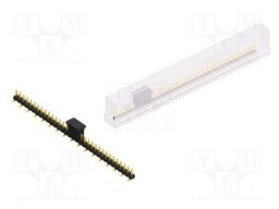 Connector: pin strips; pin header; male; PIN: 33; 2.54mm; SMT; 1x33