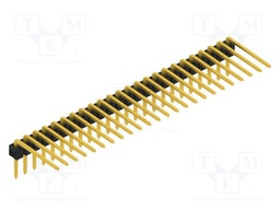 Connector: pin strips; pin header; male; PIN: 24; 2.54mm; THT; 1x24