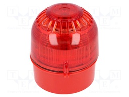 Signaller: lighting-sound; 17÷60VDC; siren,blinking light; IP65