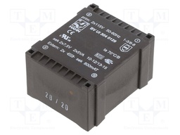 Transformer: encapsulated; 10VA; 115/115VAC; 7.5V; 7.5V; 667mA