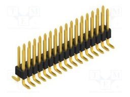 Connector: pin strips; pin header; male; PIN: 34; 1.27mm; SMT; 2x17