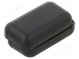 Enclosure: multipurpose; X: 30mm; Y: 55mm; Z: 24mm; ABS; black