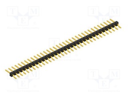 Connector: pin strips; pin header; male; PIN: 34; 2.54mm; SMT; 1x34