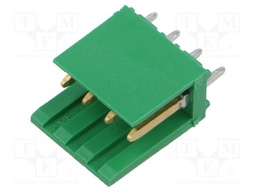 Socket; wire-board; male; AMPMODU MOD I; 3.96mm; PIN: 4; THT