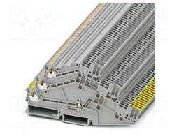 Splice terminal: rail; PTS; PA; L: 64.3mm; terminals: 6; W: 3.5mm