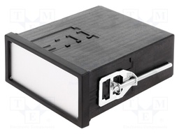 Enclosure: panel; X: 96mm; Y: 48mm; Z: 109.5mm; black; Series: Uninorm