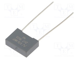 Capacitor: polypropylene; 2700pF; ESR: 235.8mΩ; THT; ±5%; -55÷110°C