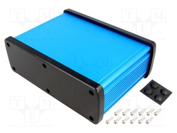 Enclosure: multipurpose; X: 177.6mm; Y: 129mm; Z: 61.1mm; aluminium