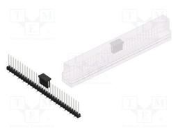 Connector: pin strips; pin header; male; PIN: 31; 2.54mm; SMT; 1x31