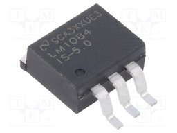 Fixed LDO Voltage Regulator, 2.6V to 27V, 1.3V Dropout, 5Vout, 1.5Aout, TO-263-3
