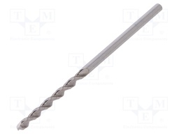 Drill bit; for metal; Ø: 2mm; L: 49mm; HSS-CO; Conform to: DIN 338