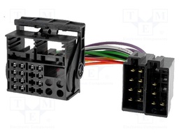 Connector; radio,ISO; Ford; PIN: 16