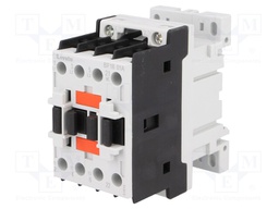 Contactor: 3-pole; NO x3; Auxiliary contacts: NC; 24VAC; 18A; DIN