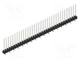 Connector: pin strips; pin header; male; PIN: 34; 2.54mm; SMT; 1x34