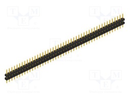 Connector: pin strips; pin header; male; PIN: 46; 2mm; THT; 1x46