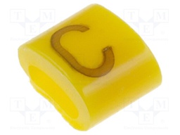 Markers for cables and wires; Label symbol: C; 1.1÷2.5mm; H: 3mm