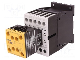 Contactor: 3-pole; NO x3; Auxiliary contacts: NC x2,NO,NO + NC