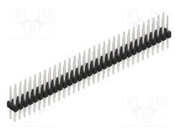 Connector: pin strips; pin header; male; PIN: 64; 2.54mm; THT; 2x32