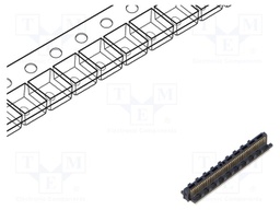 Connector: PCB to PCB; male; PIN: 50; 0.4mm; ST4; gold-plated; SMT