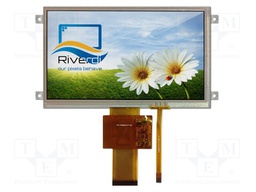Display: TFT; 7"; 800x480; Illumin: LED; Dim: 165.6x100.6x7.69mm