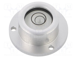 Spirit level; mounting flange, for bolting surface; H: 10mm