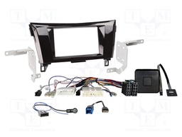 Adapter for control from steering wheel; Nissan; black gloss