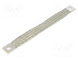 Braids; tape; 25mm2; Ø1: 9mm; Ø2: 9mm; L: 200mm