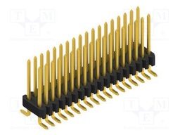 Connector: pin strips; pin header; male; PIN: 36; 1.27mm; SMT; 2x18
