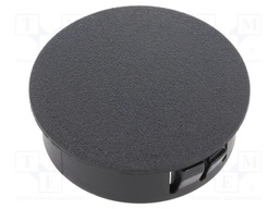 Accessories: stopper; H: 11.5mm; push-in,snap-fastener; black