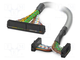 Ribbon cable with IDC connectors; Contacts ph: 2.54mm; 10m