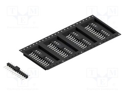 Connector: pin strips; pin header; male; PIN: 12; 2.54mm; SMT; 1x12